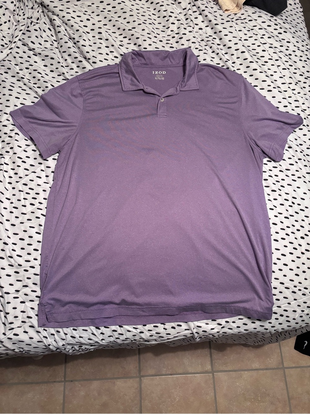 Izod Men's Lavender Short-Sleeve Performance Polo